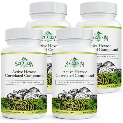 SZCZEKIN Active Hexose Correlated Compound 1500 mg Supplement | Immune & Liver Support, 90 Capsules thumbnail 1