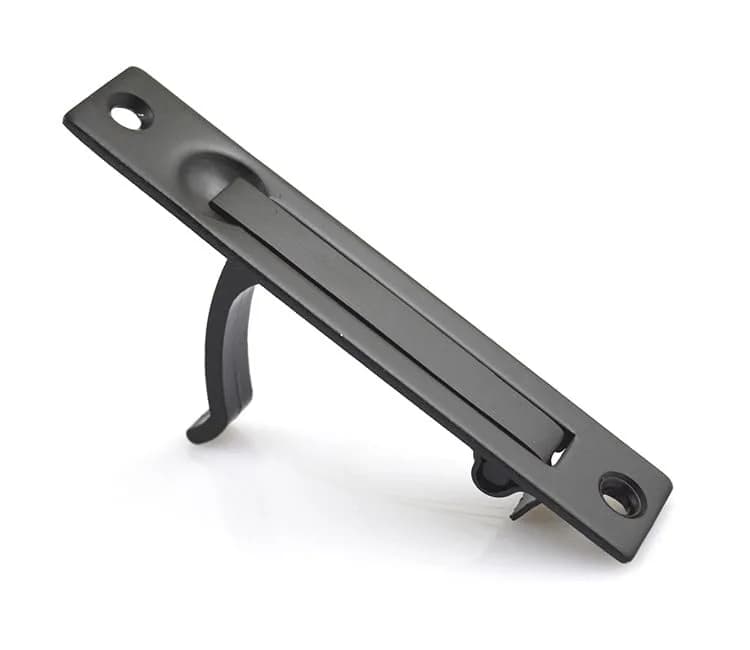 Dontay Pocket Door Pull Spring Recessed Handle Matte Black 9.84cm (3.9in) | Flush Mount Stainless Steel Hardware thumbnail 8