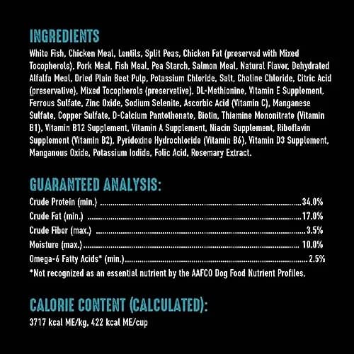 CRAVE Grain Free High Protein Adult Dry Dog Food, White Fish & Salmon, 13.6kg (30 lb) | Protein-Rich, Grain-Free Nutrition thumbnail 3
