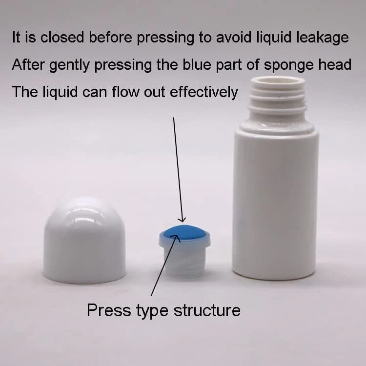 lasenersm Refillable Liquid Bottle 50ml | Sponge Head Applicator for Essential Oil & Perfumes thumbnail 6