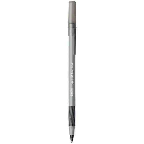 BIC Round Stic Grip Xtra Comfort Ballpoint Pens, Medium Point (1.2mm), Black, Soft Grip For Added Comfort And Control, 648 Count Total | Bulk Pack Writing Instrument thumbnail 2