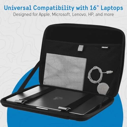 Pelican 16" Laptop Sleeve - Water Resistant Heavy Duty Case | Rugged Armor for MacBook & Tablets thumbnail 6