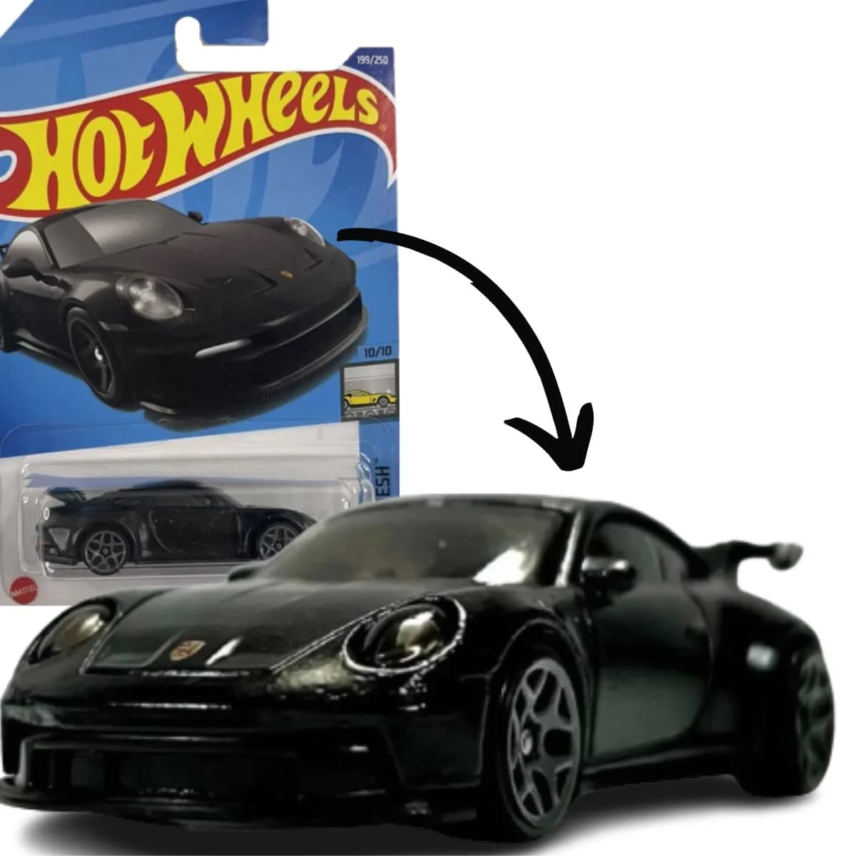 Hot Wheels Porsche 911 GT3 1:64 Scale Metal Car | Factory Fresh 10/10 - main product image