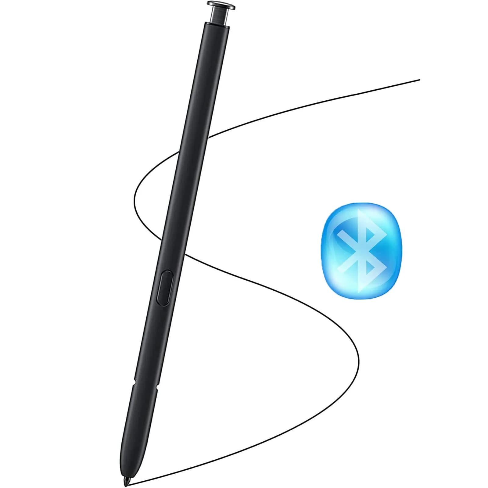 PCTC Replacement S Pen for Samsung Galaxy S22 Ultra 5G SM-S908 | Black, Bluetooth Remote Control