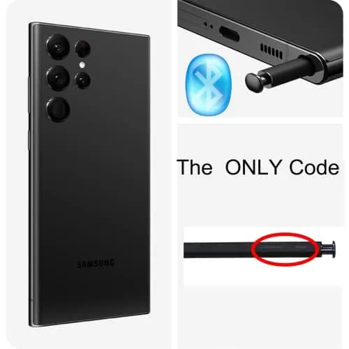 Alovexiong S22 Ultra S Pen with Bluetooth for Samsung Galaxy S22 Ultra Stylus Pen, Black | Compatible with Samsung Galaxy S22 Ultra 5G SM-S908 Models thumbnail 5