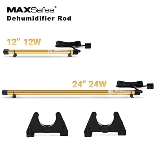 MAXSafes Gun Safe Dehumidifier Rod High Power 12in (30.48cm) | ETL Approved for Moisture Protection thumbnail 2