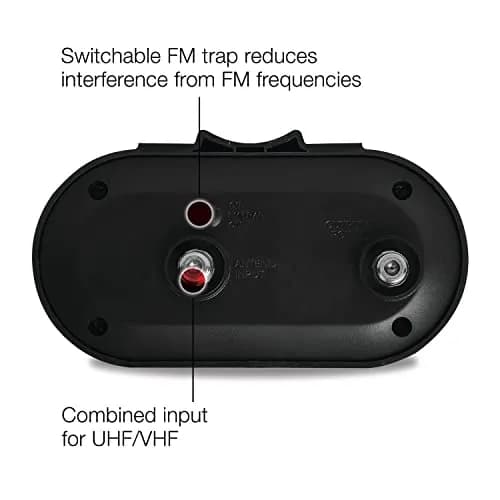 RCA Digital Signal Amplifier for Outdoor Antennas | Low Noise UHF/VHF Amplification Support thumbnail 3