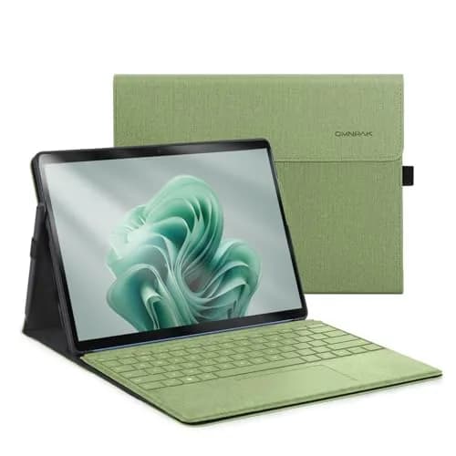 Omnpak Case for 13 inch Microsoft Surface Pro 11/10/9, Multi-Angle Stand | Shockproof Protective Cover with Stylus Holder thumbnail 1