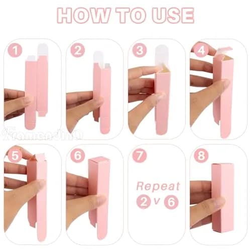 Framendino Pink Kraft Paper Lipstick Boxes 8.4cm (3.3in) | 50 Pack for DIY Crafts thumbnail 6