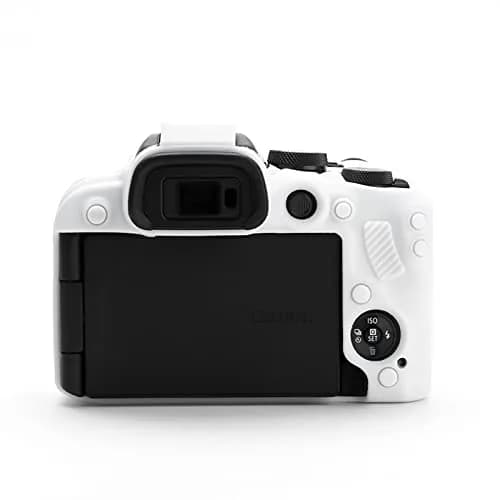 Rieibi EOS R10 Camera Case - Silicone Cover for Canon EOS R10 Digital Camera - White | Protective & Lightweight thumbnail 5