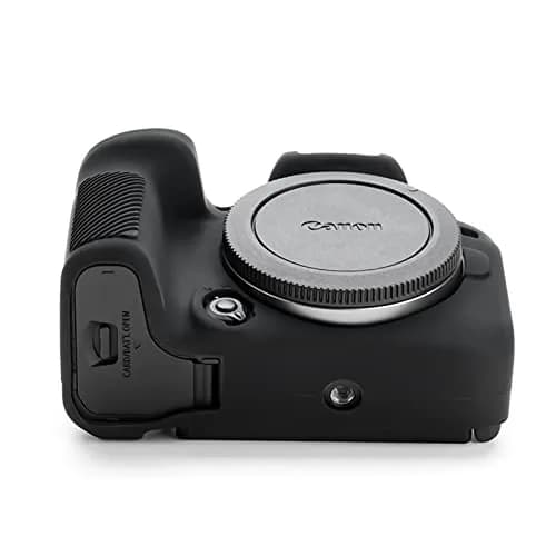 Rieibi EOS R10 Camera Case - Silicone Cover for Canon EOS R10 Digital Camera - Protective Silicone Cover - Black thumbnail 4