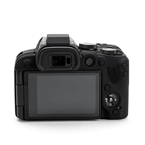 Rieibi EOS R10 Camera Case - Silicone Cover for Canon EOS R10 Digital Camera - Protective Silicone Cover - Black thumbnail 2