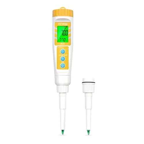 YINMIK Digital pH Meter with Extra Replaceable pH Probe Food pH Checker | Stable Readings for Water & Food thumbnail 1