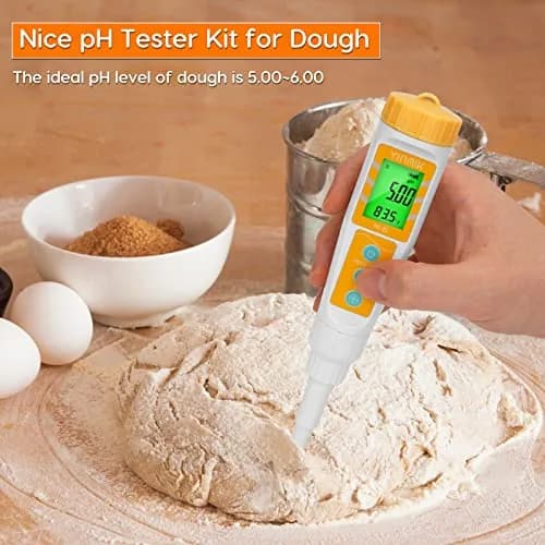 YINMIK Digital pH Meter with Extra Replaceable pH Probe Food pH Checker | Stable Readings for Water & Food thumbnail 4