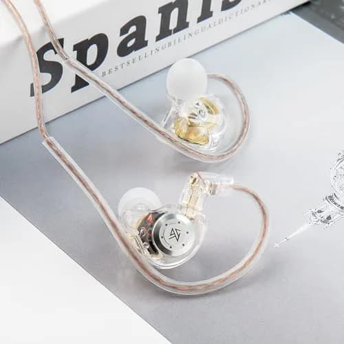 EZ EAR KZ EDX PRO Wired Earbuds In Ear Monitor 10mm Deep Bass | HiFi Sound & Detachable Cable thumbnail 3