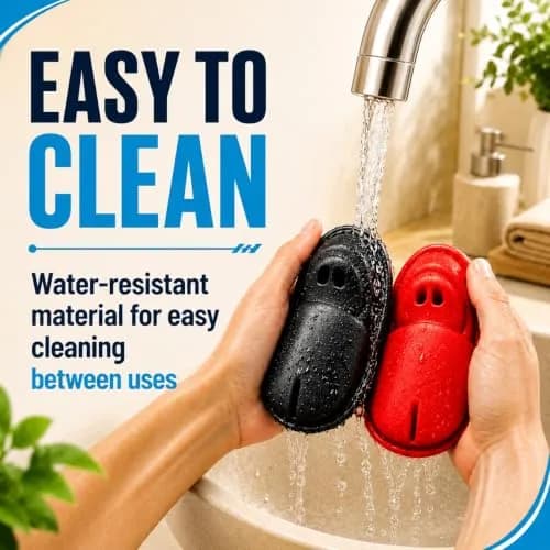 Tilcare Voice Dampener Mask for Singers, Stress Relief - Black, 30 Decibel Reduction | Practice Out Loud Without Disturbing Others thumbnail 6
