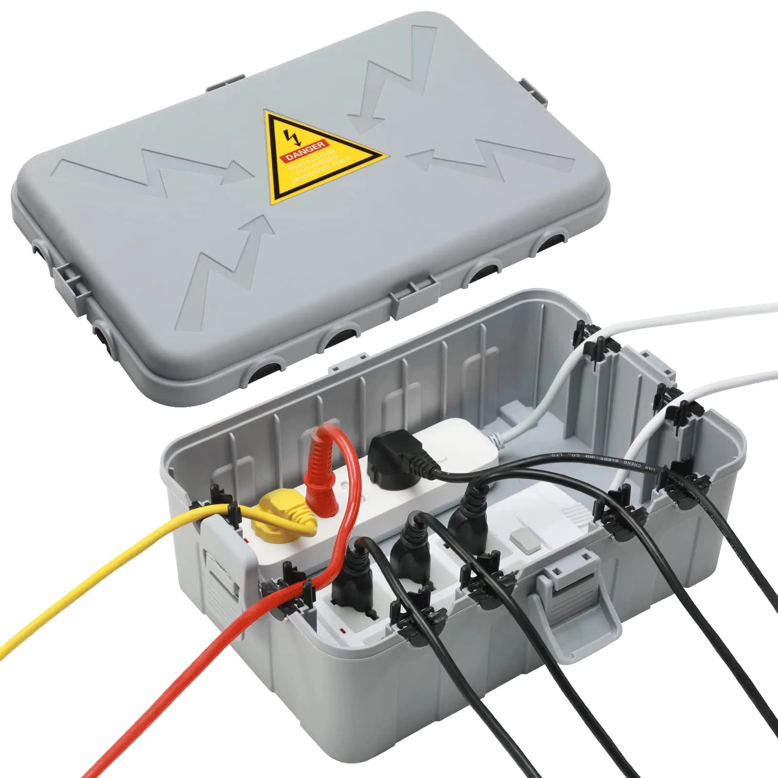 Hrensaw Large Outdoor Electrical Box 12.5x8.5x5 inch IP54 Waterproof Weatherproof Cover