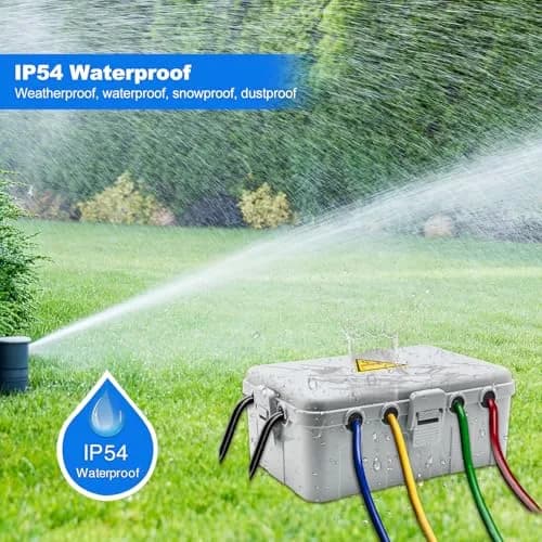 Hrensaw Large Outdoor Electrical Box 12.5x8.5x5 inch IP54 Waterproof Weatherproof Cover thumbnail 5
