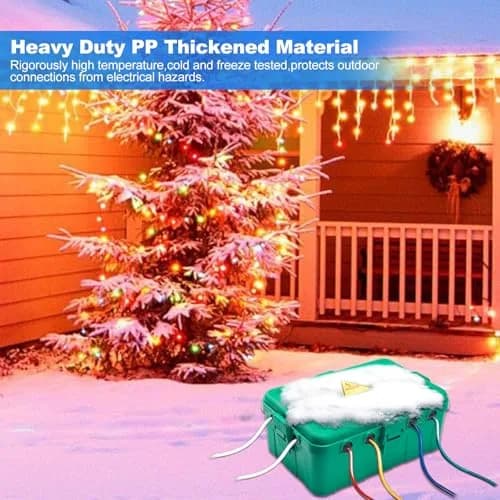 Hrensaw Large Outdoor Electrical Box 34.3cm x 23.7cm x 13.5cm (13.5" x 8.5" x 5.3") | IP54 Waterproof Outdoor Outlet Covers for India thumbnail 6