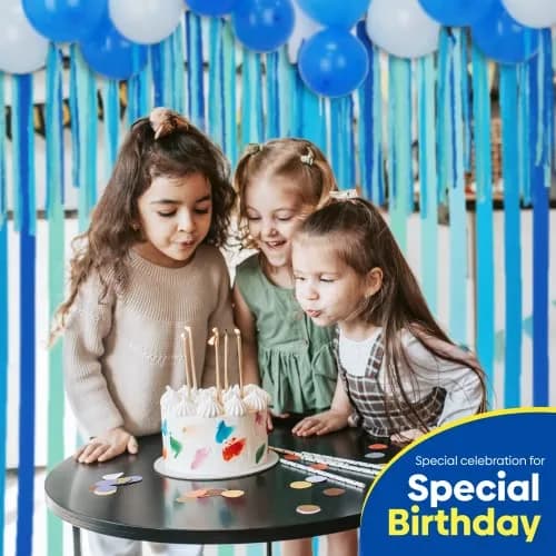 Captain Decor Blue Crepe Paper Streamers | 6 Rolls, 492ft Total Length thumbnail 7