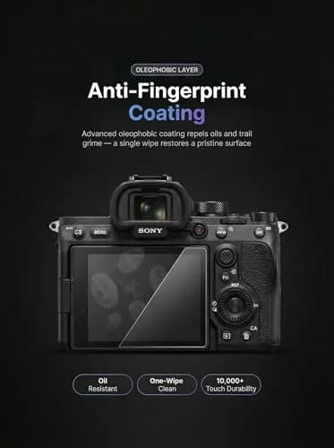 iDaPro Tempered Glass Screen Protector for Sony Alpha FX30 Camera LCD | 3-Pack, 9H Hardness, Anti-Scratch, Bubble-Free thumbnail 7