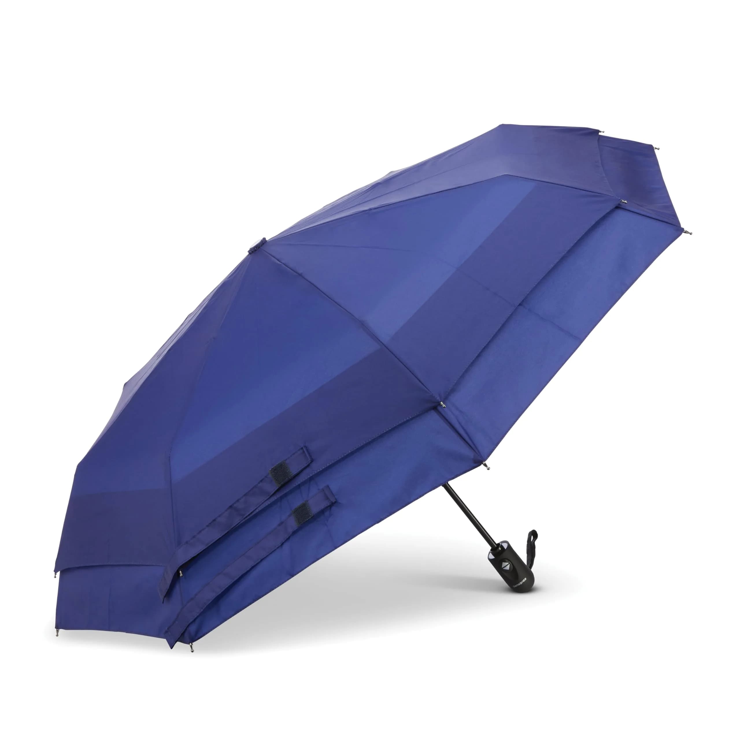Samsonite Windguard Auto Open/Close Umbrella Black | 12 inch Folded Length — New Blue