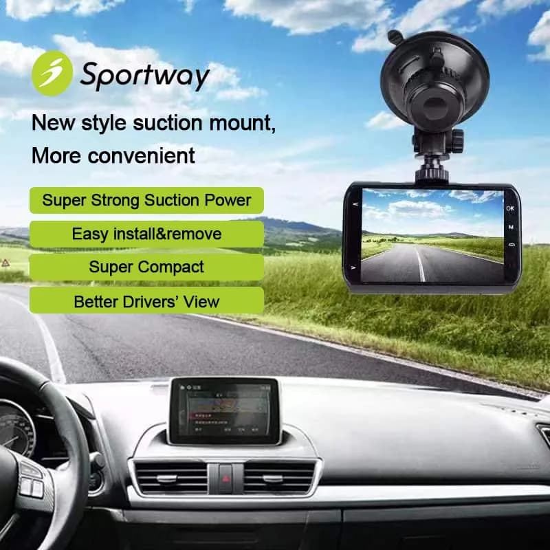 Sportway S501 Dash Cam Suction Mount Holder with Joint | 5.3cm Diameter, 5kg Load Capacity thumbnail 3