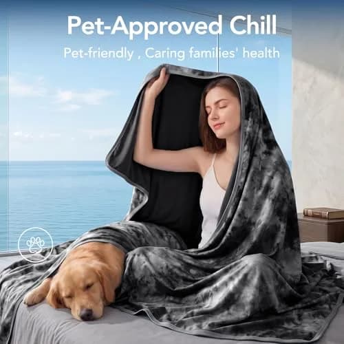 Topcee Cooling Blanket Queen Size 213cm x 224cm (80"x88") | Breathable & Lightweight for Hot Sleepers thumbnail 3