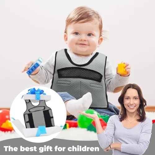oboist Weighted Vest for Kids Including 6 Removable Weights | Comfort & Adjustable Fit thumbnail 7