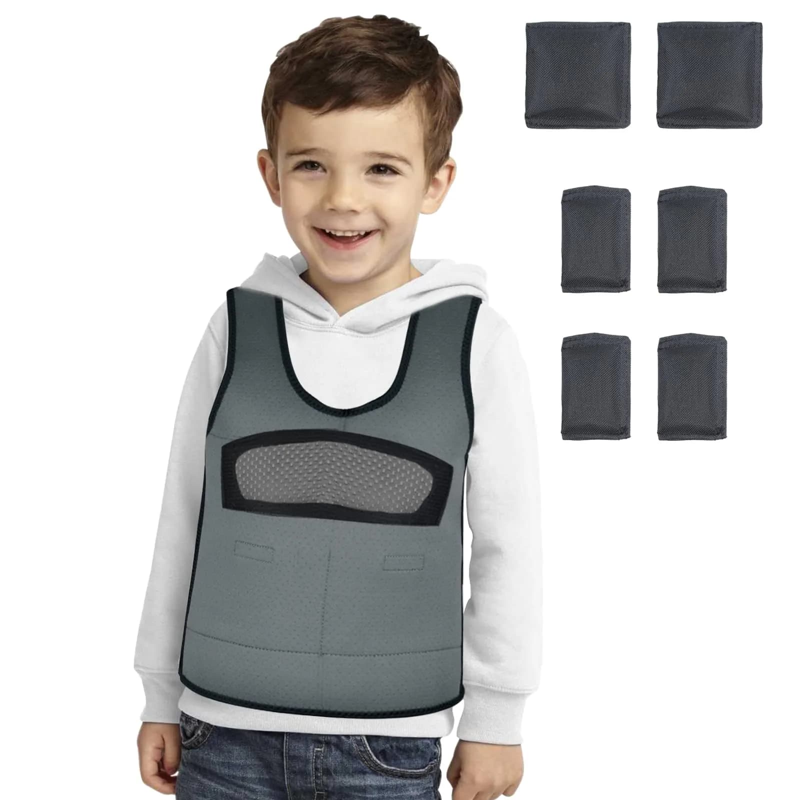 oboist Weighted Vest for Kids Including 6 Removable Weights | Comfort & Adjustable Fit - main product image
