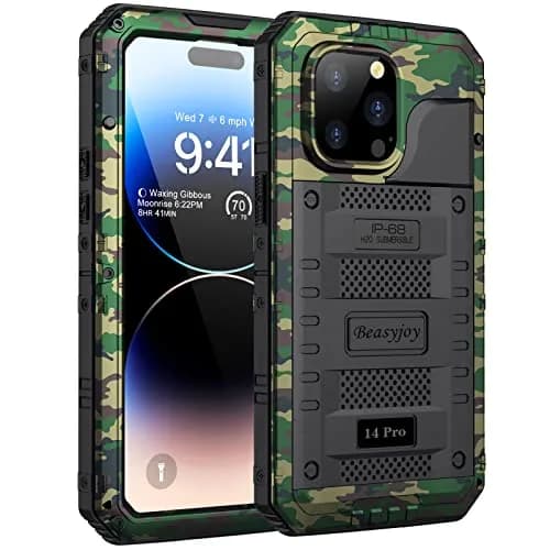 Beasyjoy Waterproof Case for iPhone 14 Pro 6.1" | Heavy Duty Shockproof Armor thumbnail 1
