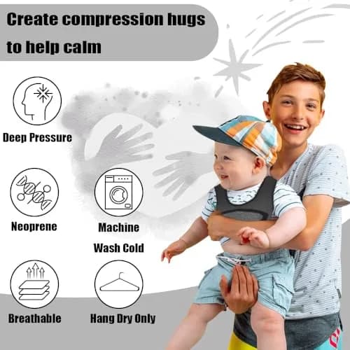 oboist Weighted Vest for Kids Including 6 Removable Weights | Comfort & Adjustable Fit thumbnail 5