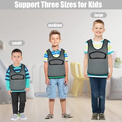 oboist Weighted Vest for Kids Including 6 Removable Weights | Comfort & Adjustable Fit thumbnail 6
