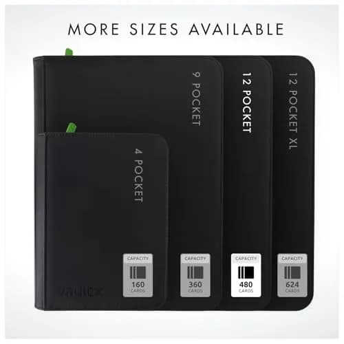 Vault X 12 Pocket Zip Binder, 480 Cards, Exo-Tec Material, 20 Pages, Purple | Premium Card Storage for Collectors thumbnail 7