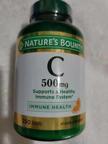 Nature's Bounty Pure Vitamin C 500 mg Tablets 250 Count (Pack of 9) | Immune Support with Antioxidant Power thumbnail 2