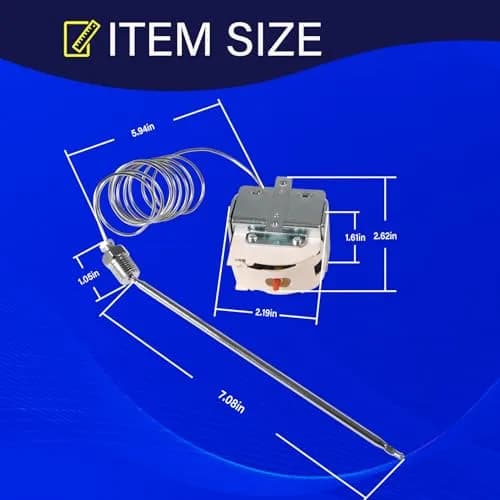 Yoursme PP10084 High Limit Switch for Pitco Fryers | 450°F Safety Cutoff (0.44 lb) thumbnail 7