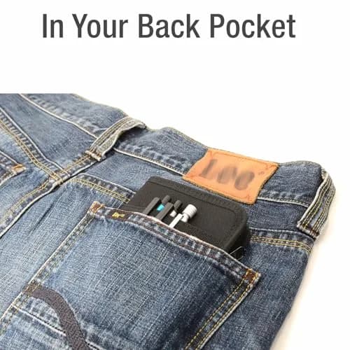 Krozur Field Notes Cover with YKK Zipper 3.5 x 5.5 Pocket Journal Cover Water Resistant thumbnail 8