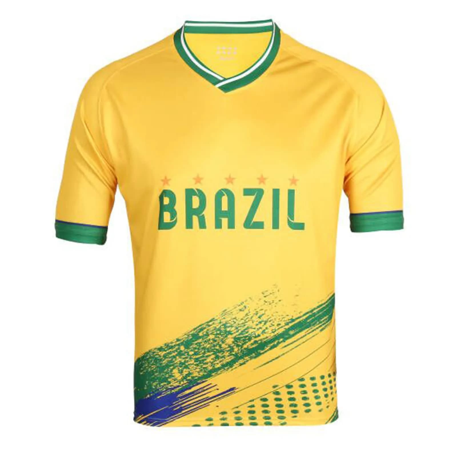 DIBEI Argentina 2026 World Cup Fan Soccer Jersey X-Large | Support Your Team in Style — Brazil / Medium