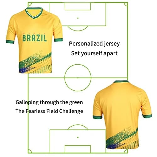 DIBEI Brazil 2026 World Cup Fan Soccer Jersey - Medium thumbnail 4