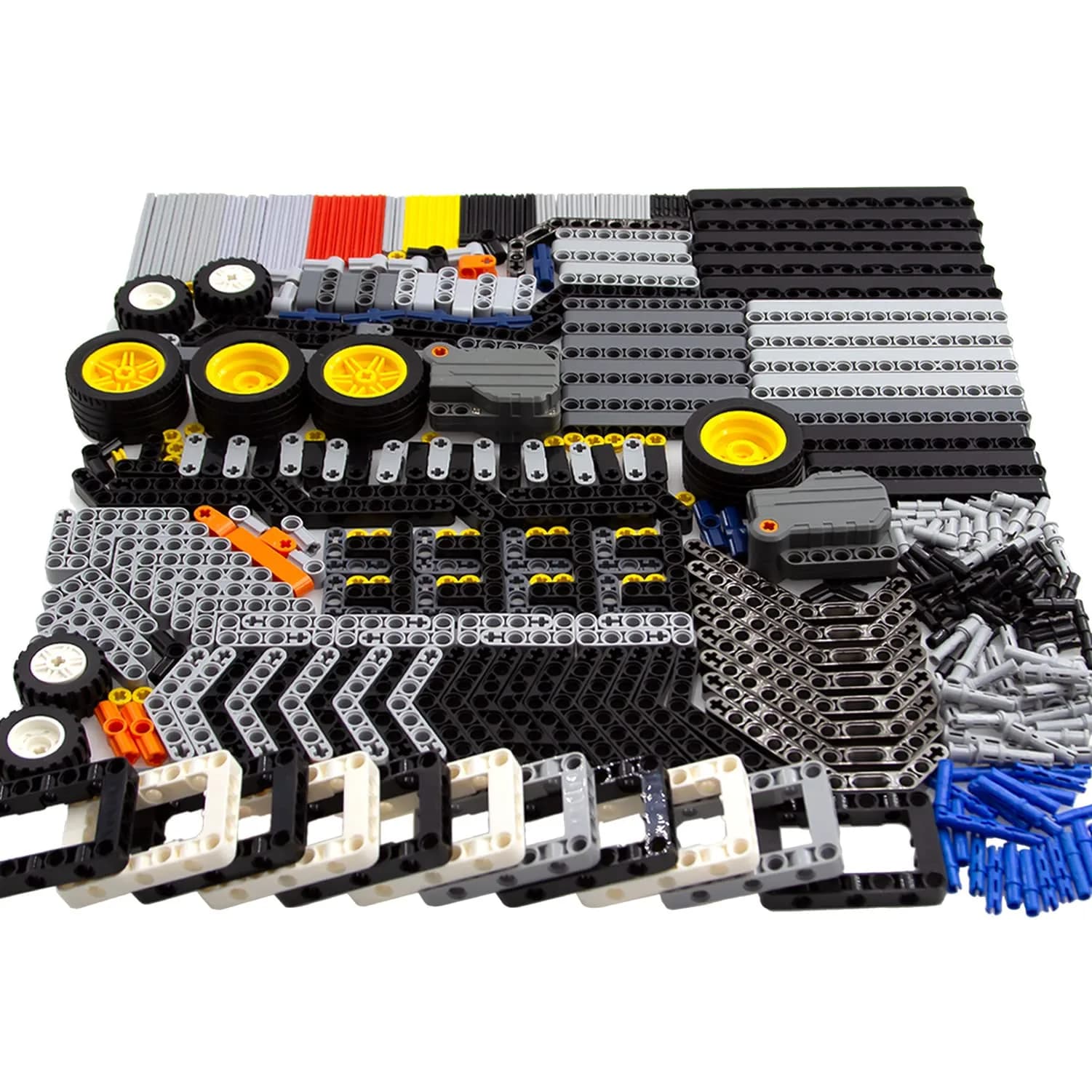 ASTEM Technic Parts Group EV3 Replacement Building Block Parts 413pcs (0.62 kg) | STEM Educational Toy for Kids — Random