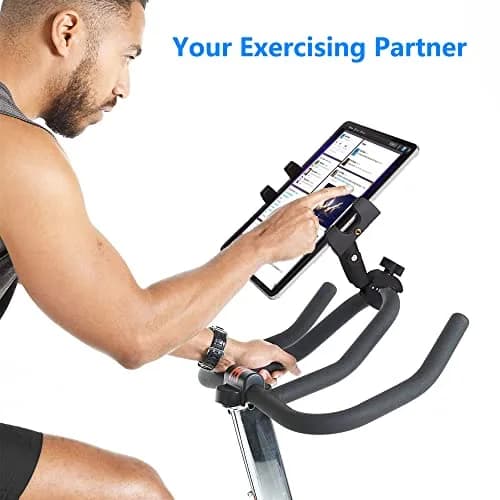 Peastrex Portable Electronic Device Mount for Exercise Bikes | Durable Nylon & Glass Fiber, 4-13" Compatibility, 220g thumbnail 8
