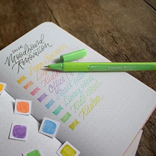 Schneider Line-Up Pastel Fineliner 0.4 mm Fiber Tip | Eco-Friendly, Assorted Pastel Colors thumbnail 5