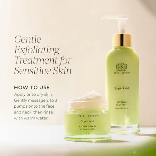 Tata Harper Superkind Refining Cleanser 125ml | Gentle Exfoliating for Sensitive Skin thumbnail 4
