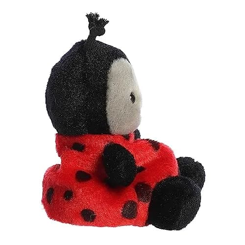 Aurora Palm Pals 4.5" Lil Spots Ladybug Plush | Pocket-Sized Collectible Toy for Kids & Collectors thumbnail 4