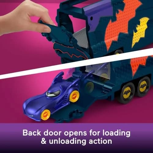 Fisher-Price Batwheels Bat-Big Rig Toy Hauler & Car | 1:55 Scale Diecast Vehicle, Ages 3+ thumbnail 7