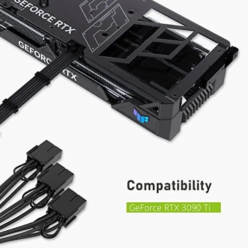 EZDIY-FAB Black 30.48 cm (1 ft) 12VHPWR PCIe 5.0 GPU Extension Cable | Stable Power for RTX 40 Series thumbnail 7