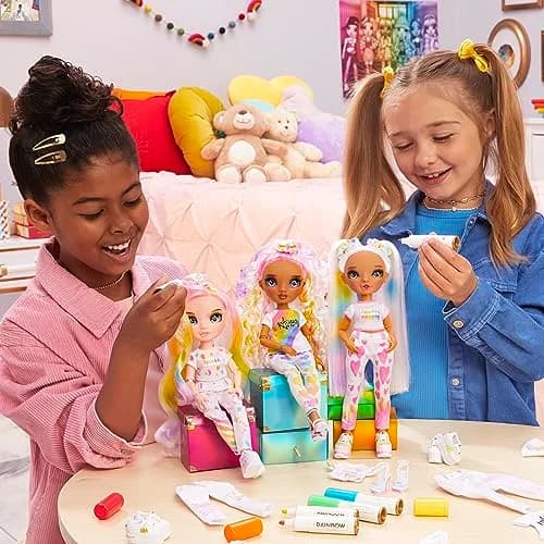 Rainbow High Color & Create Fashion DIY Doll with Washable Rainbow Markers | Inspire Creativity for Kids 4-12+ thumbnail 7