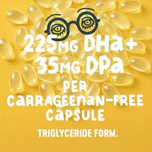 Freshfield Vegan Omega 3 Algae Oil Softgels 180 Count (500 mg Algae Oil) | Plant-Based DHA & DPA Supplement for Heart, Brain, Joint Health thumbnail 6