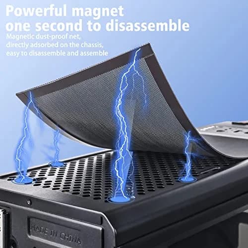 YSSHUI Magnetic PC Dust Filter Mesh 400x300mm PVC | Dust & Airflow Balance for PC & Home (110-120c) thumbnail 5