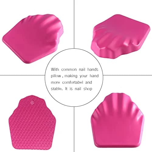 ANKROYU Hand Rest Cushion for Nails, Soft Anti-skid Nail Pillow, Ergonomic Art Accessory 14.2cm (5.59in) x 17.2cm (6.77in) | Professional Manicure Tool thumbnail 5